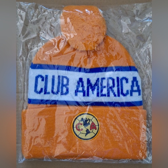 CLUB AMERICA winter knit beanie hat cap gorrito invernal - Picture 4 of 4